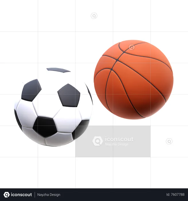 Balles de sport  3D Icon