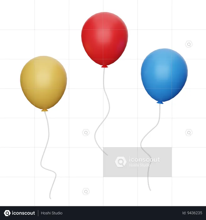 Balloon  3D Icon