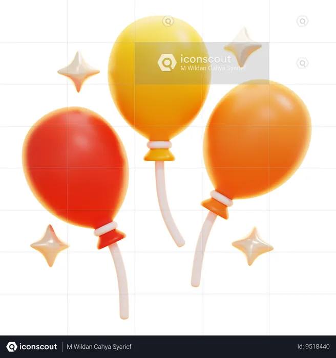 BALLOON  3D Icon