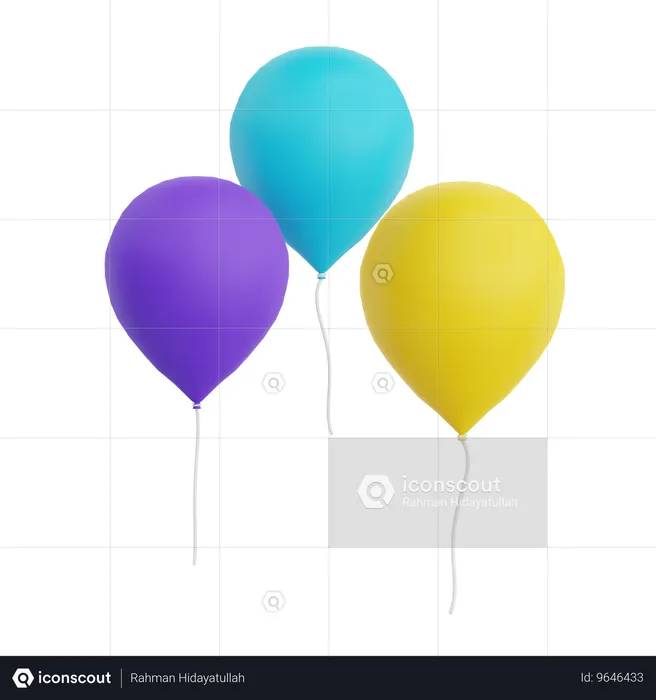 Balloon  3D Icon