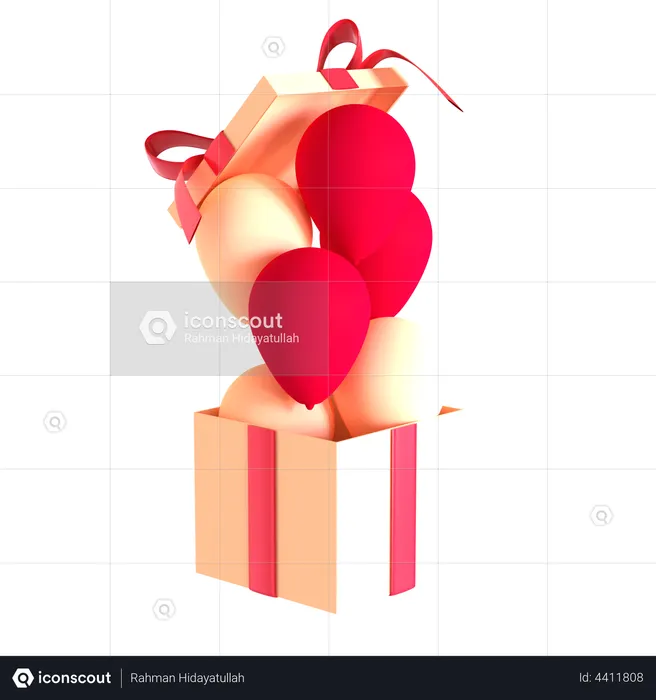 Red Balloon with Ribbon PNG Images & PSDs for Download