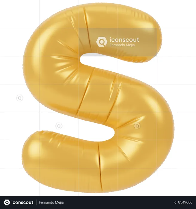 Balloon S  3D Icon