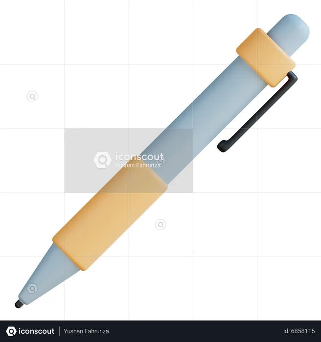 ボールペン  3D Icon