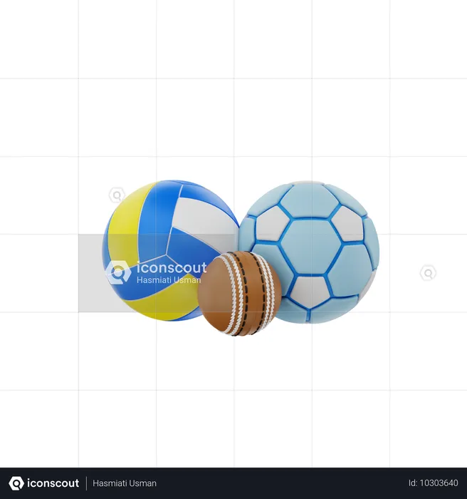 Balls  3D Icon