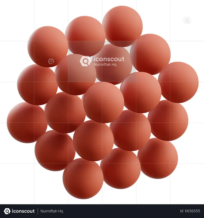 Balls Abstract Shape  3D Icon