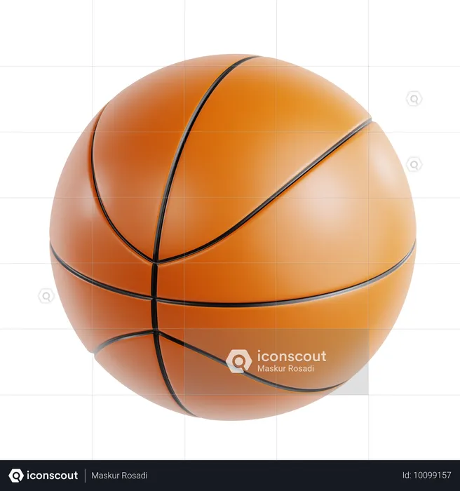 Baloncesto  3D Icon