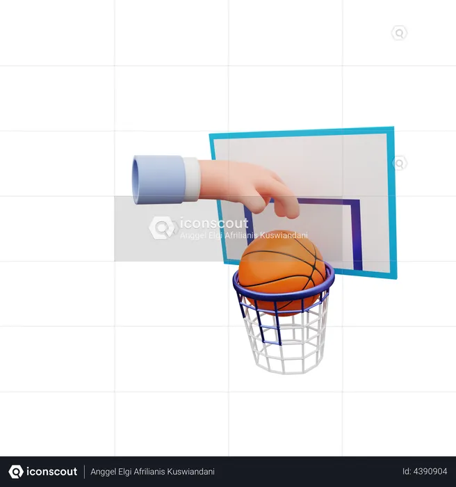 Baloncesto  3D Illustration