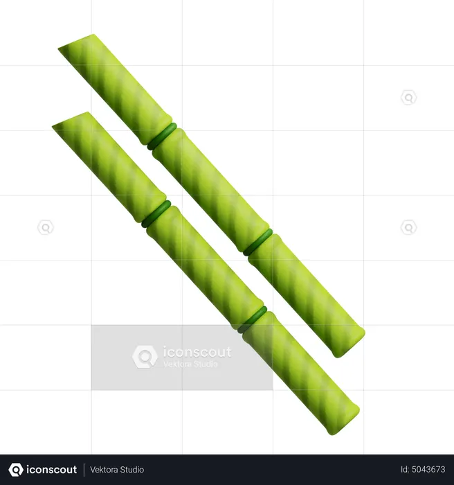 Bamboo  3D Icon