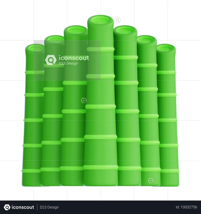 Bambúes  3D Icon
