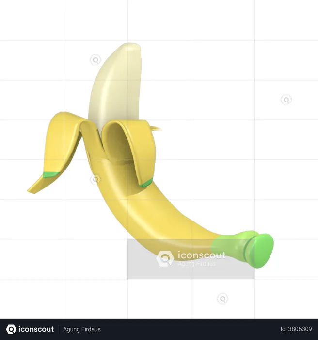 Banana  3D Illustration