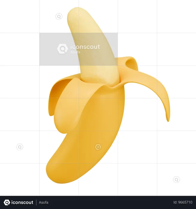 Banana Fruit  3D Icon