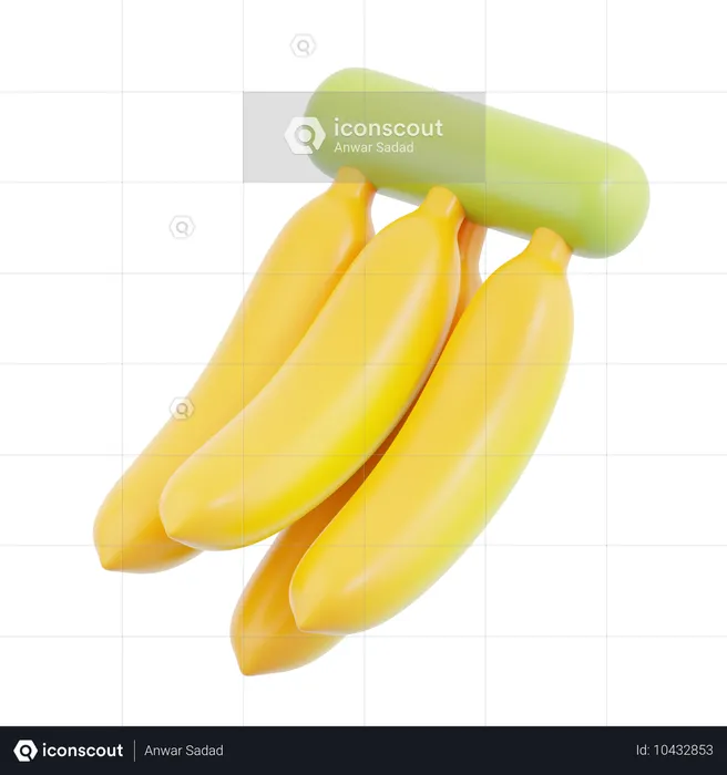 Banane  3D Icon