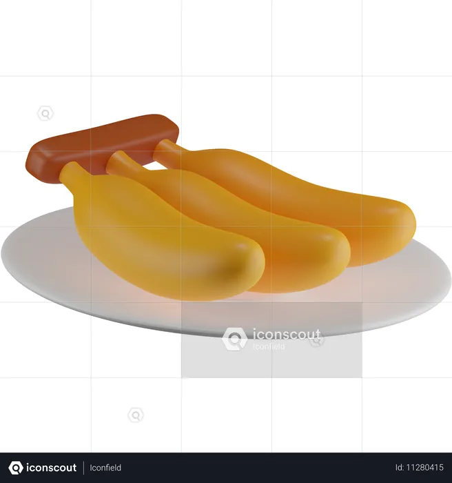 Banane  3D Icon