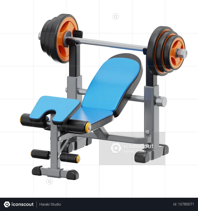 Banc de musculation  3D Icon