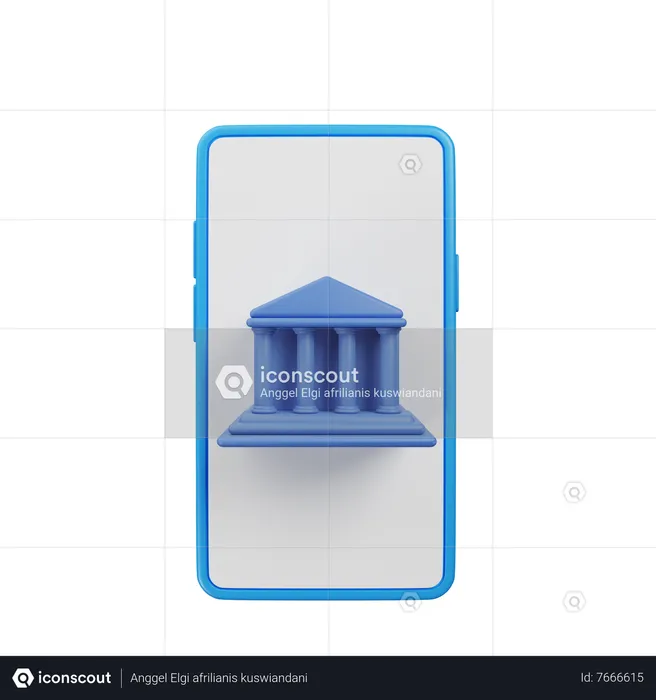 Banca por Internet  3D Icon