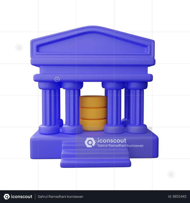 Banco  3D Icon