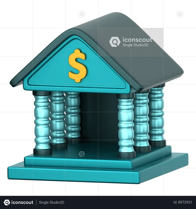 Banco  3D Icon