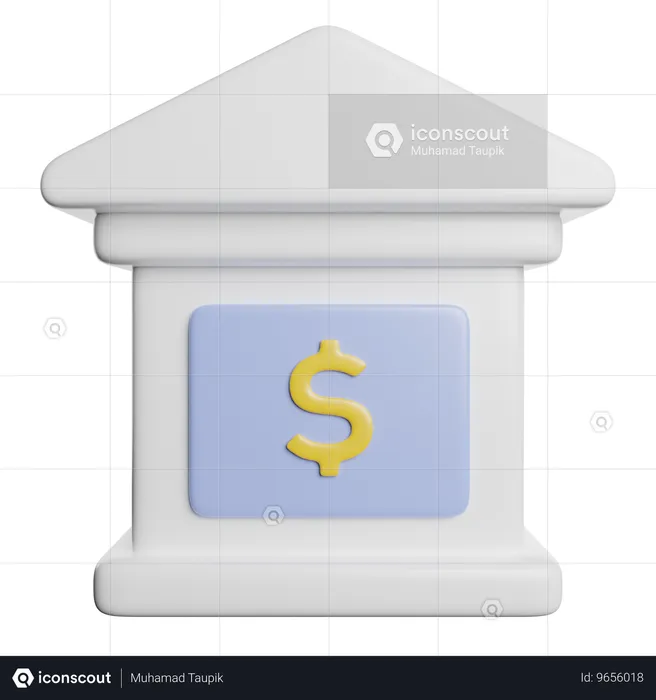 Banco  3D Icon