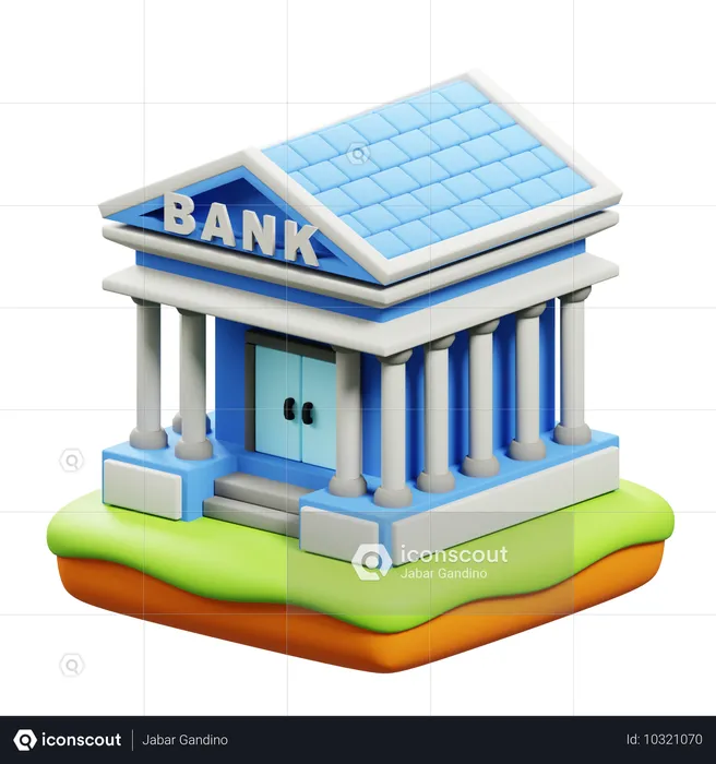 Banco  3D Icon