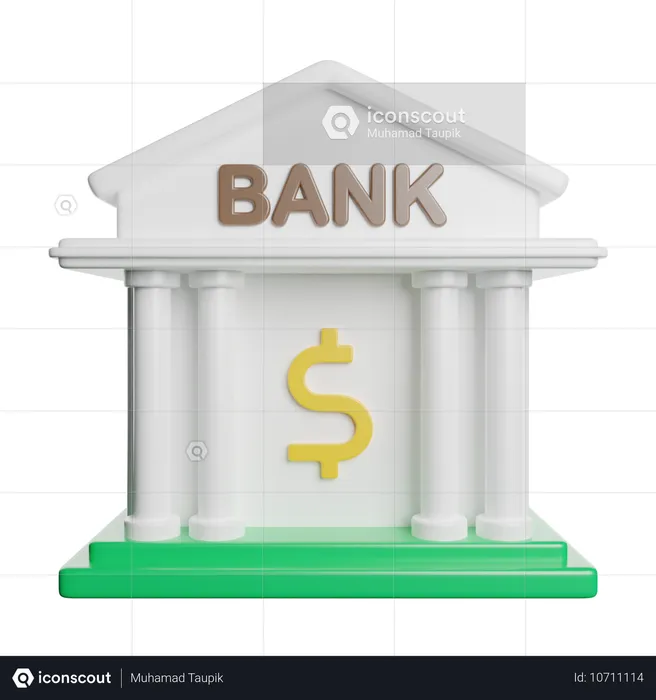 Banco  3D Icon