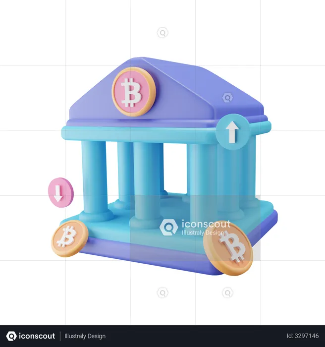 Banco  3D Icon