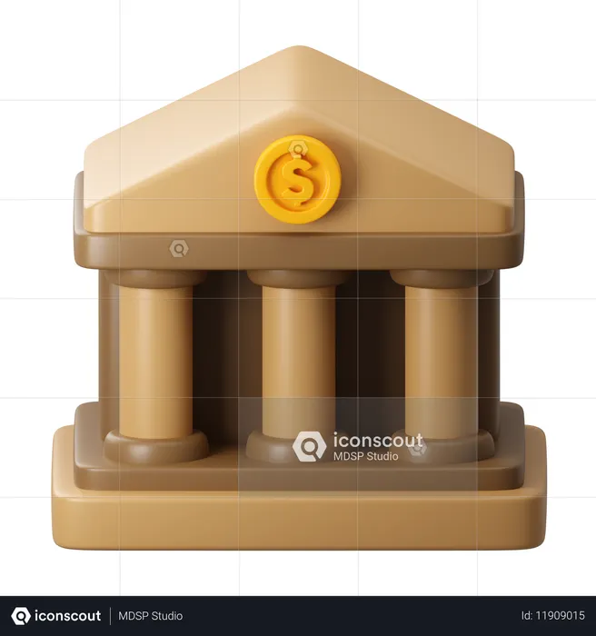 Banco  3D Icon