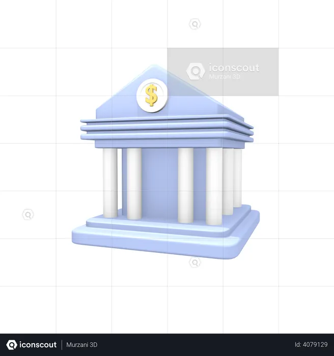 Banco  3D Icon