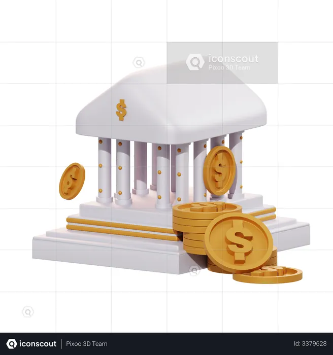 Banco  3D Illustration