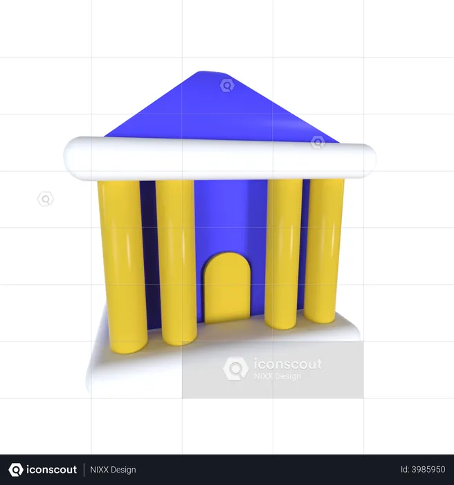 Banco  3D Illustration