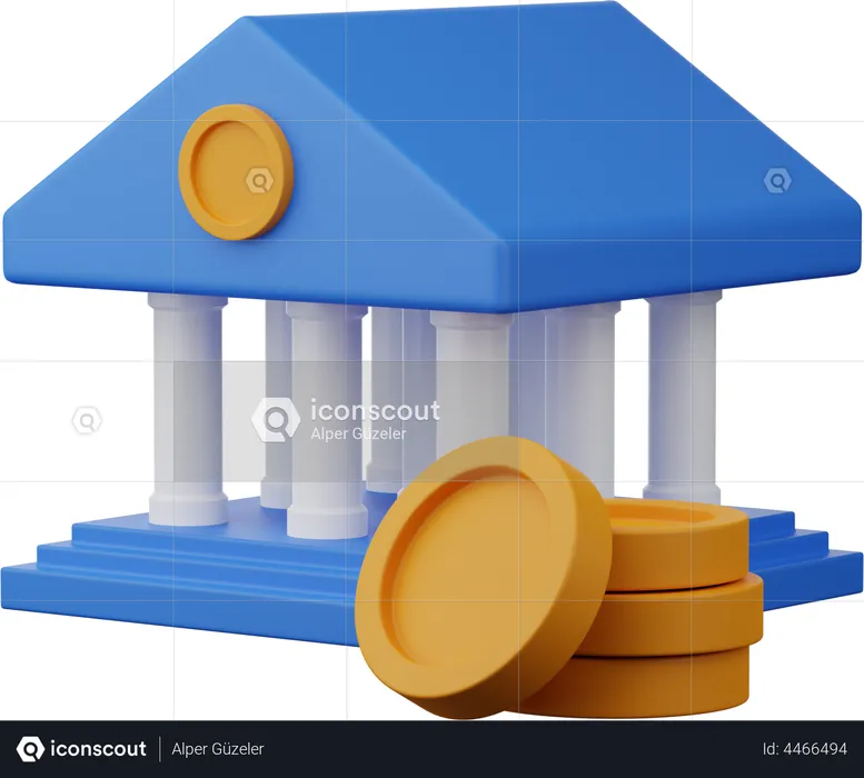 Banco  3D Illustration