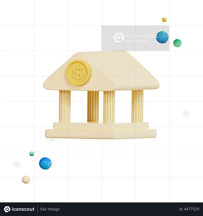 Banco  3D Illustration