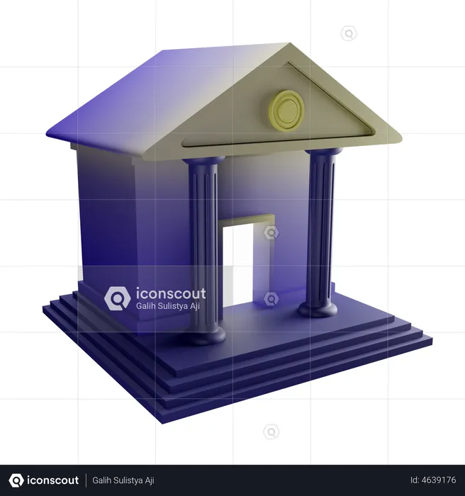 Banco  3D Illustration