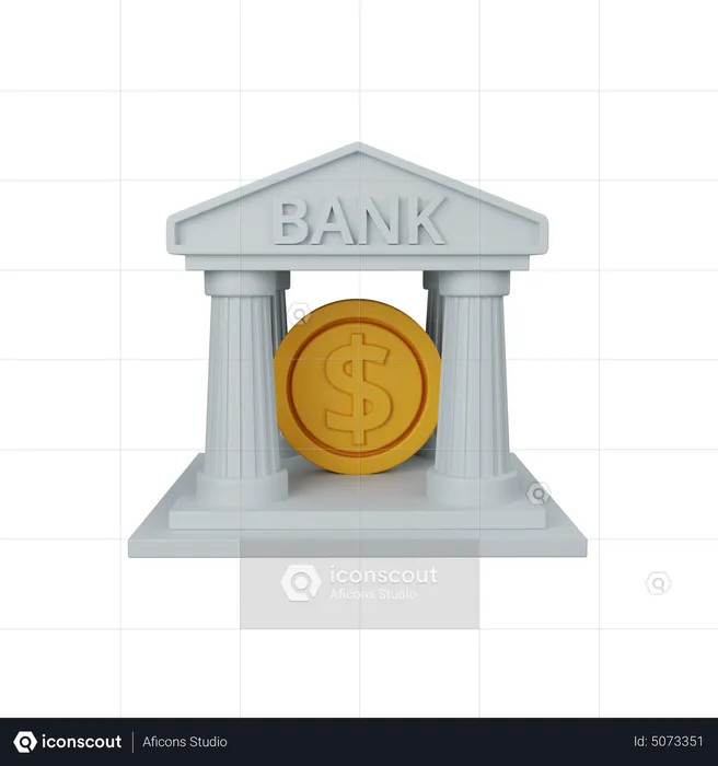 Banco  3D Icon