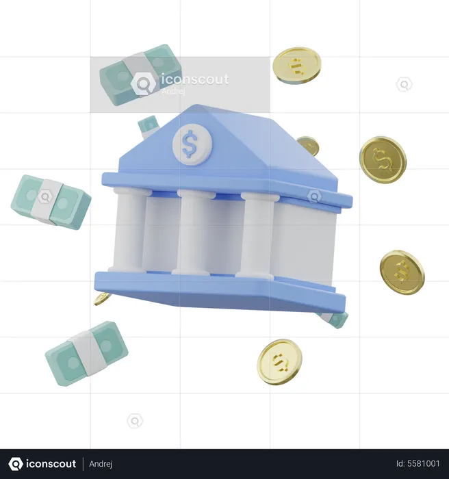 Banco  3D Icon