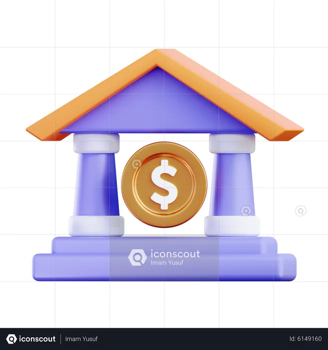 Banco  3D Icon