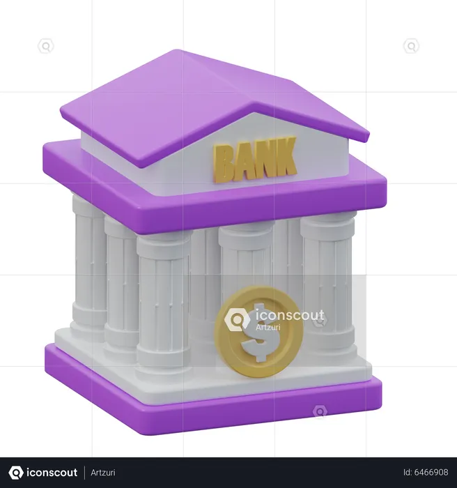 Banco  3D Icon