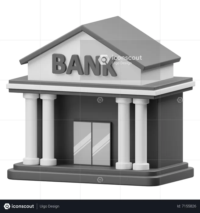 Banco  3D Icon