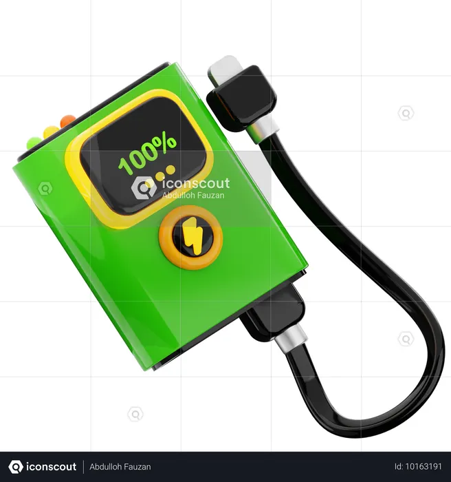 Banco de energía  3D Icon