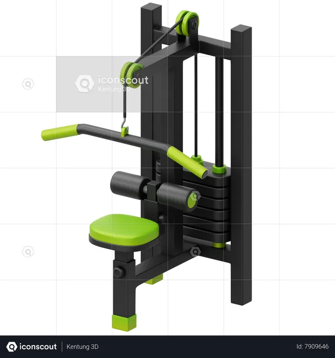 Banco de fitness  3D Icon