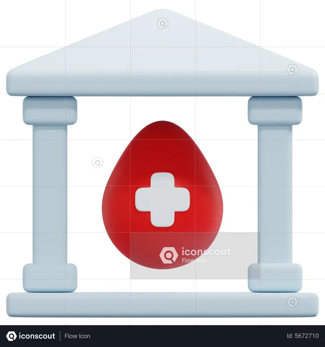 Banco de Sangre  3D Icon