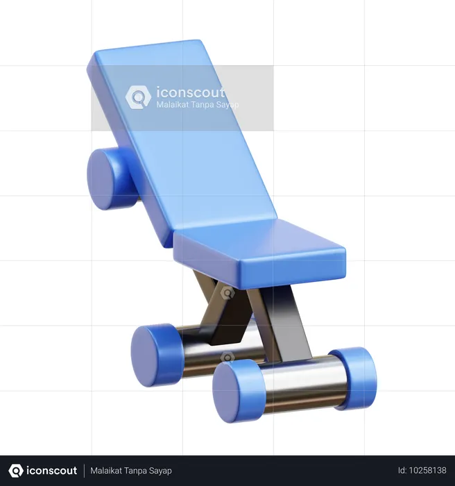 Banco de exercícios  3D Icon