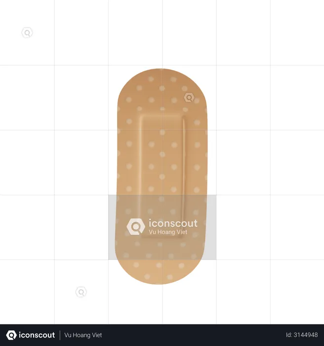 Band-aid  3D Illustration