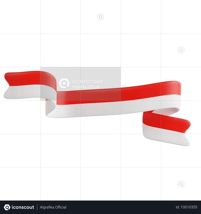 Bandflagge  3D Icon