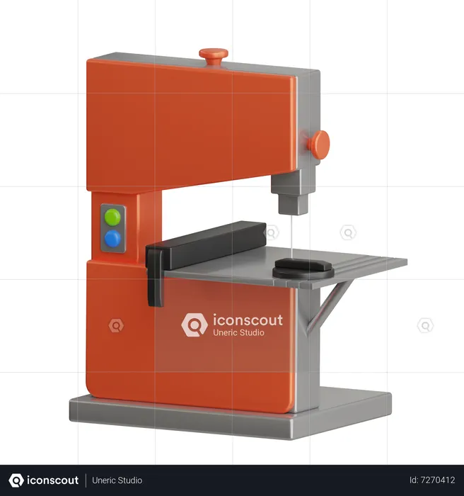 Band Saw  3D Icon