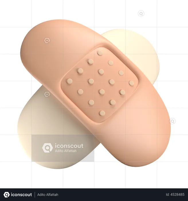Bandage Plaster  3D Illustration