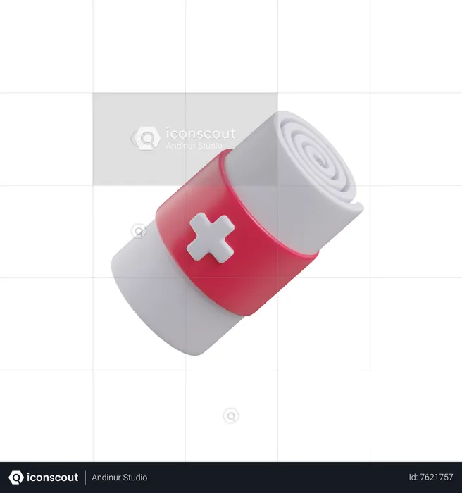 Bandage Roll  3D Icon