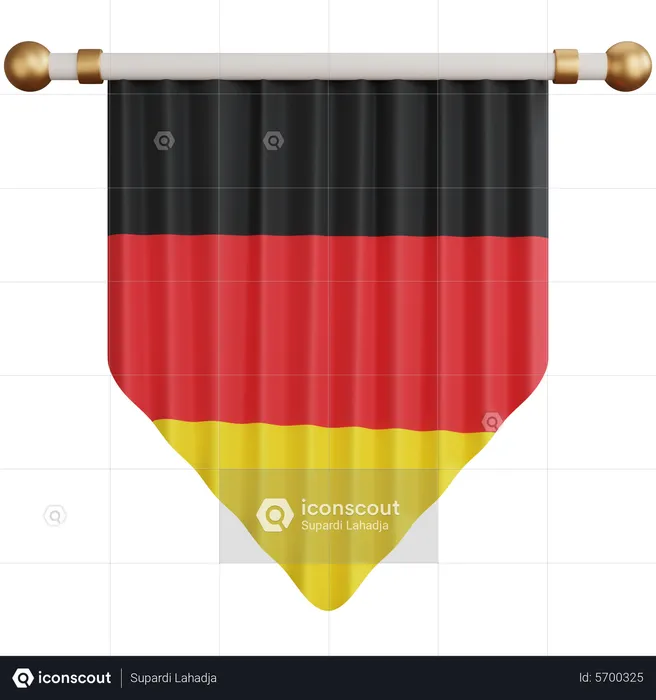 Bandeira da alemanha Flag 3D Icon