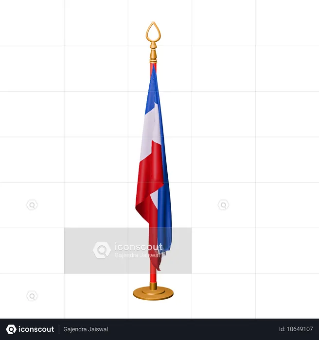 Bandeira holandesa Flag 3D Icon