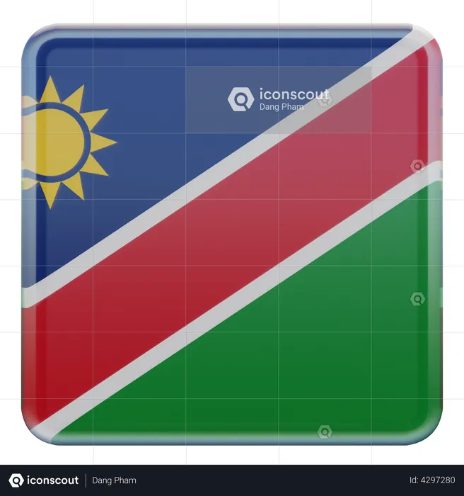 Bandeira da namíbia Flag 3D Flag