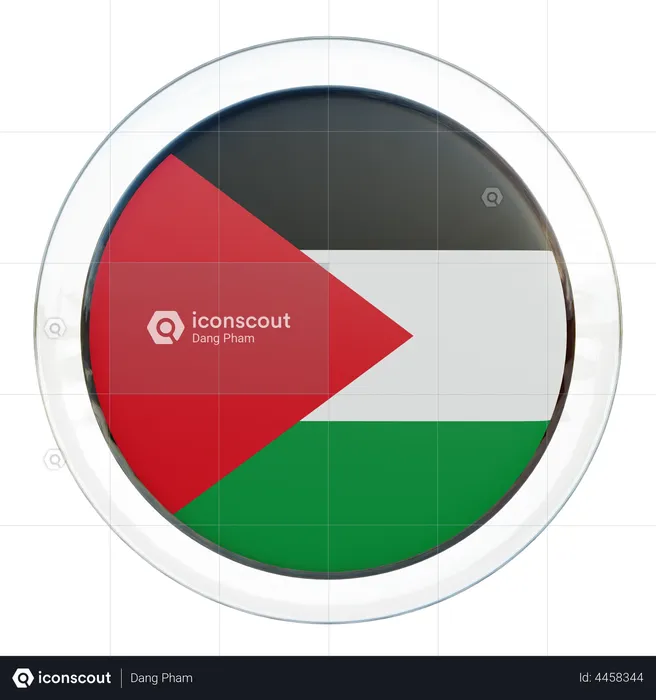 Bandeira da Palestina Flag 3D Flag